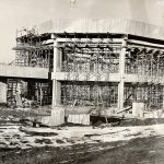 Photo of the construction of the church